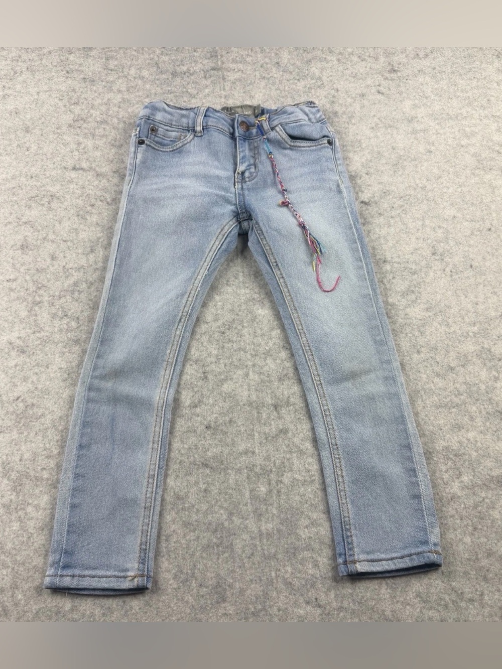 Lucky Brand Girls S6 Zoe Skinny Denim Slim Fit Adjustable Waistband Cotton Blend